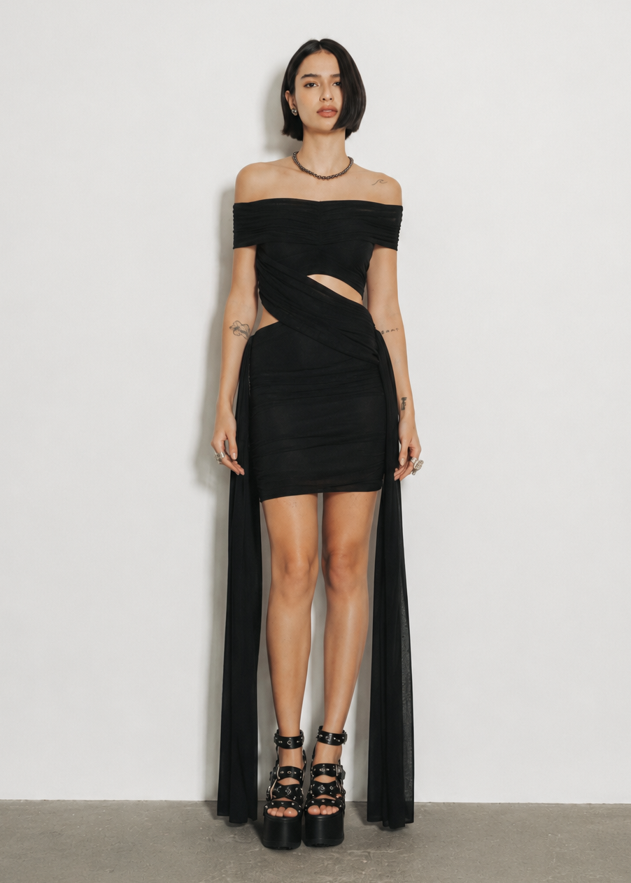 VESTIDO BETA - Preto