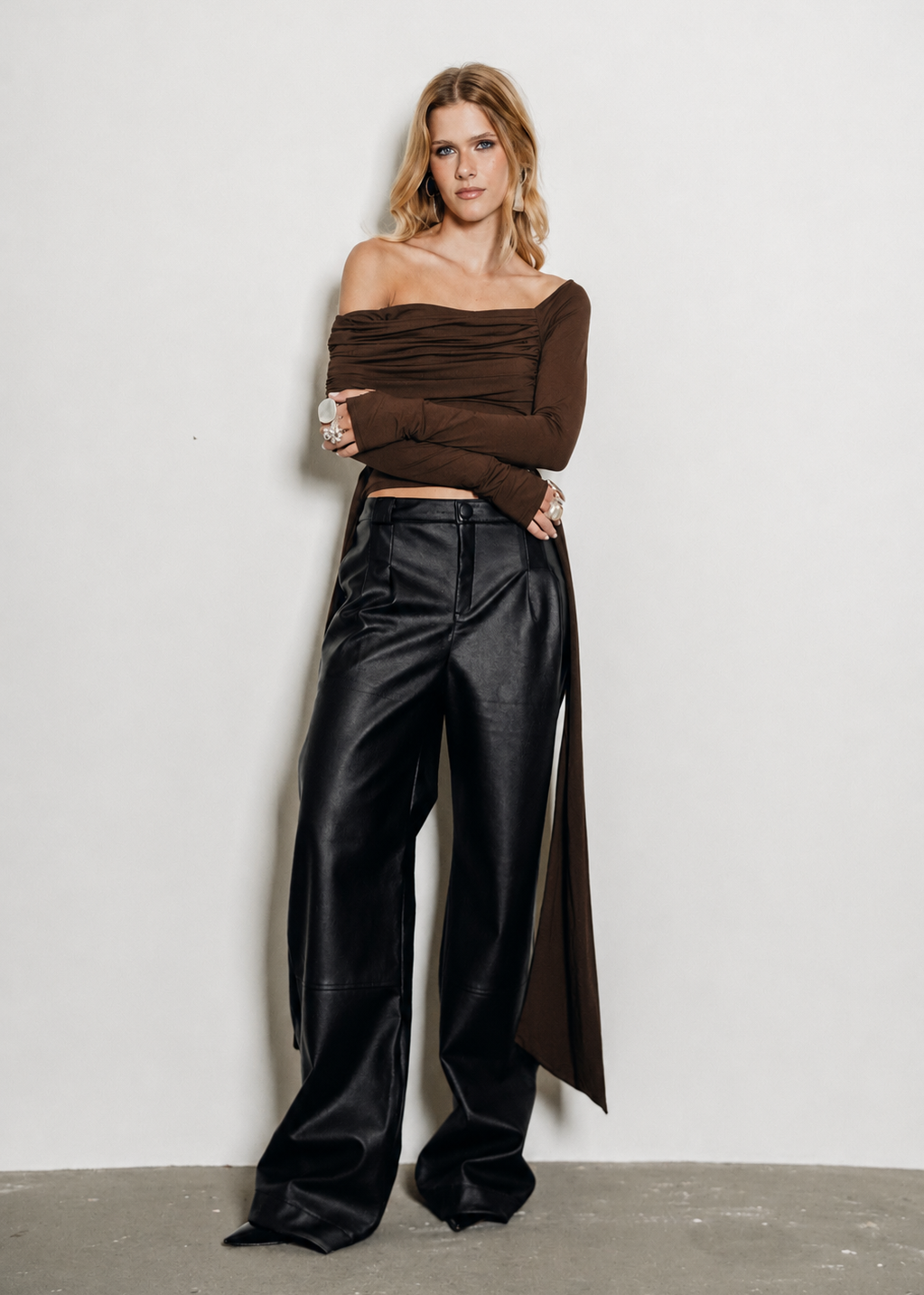 BLUSA OLIVIA - Marrom