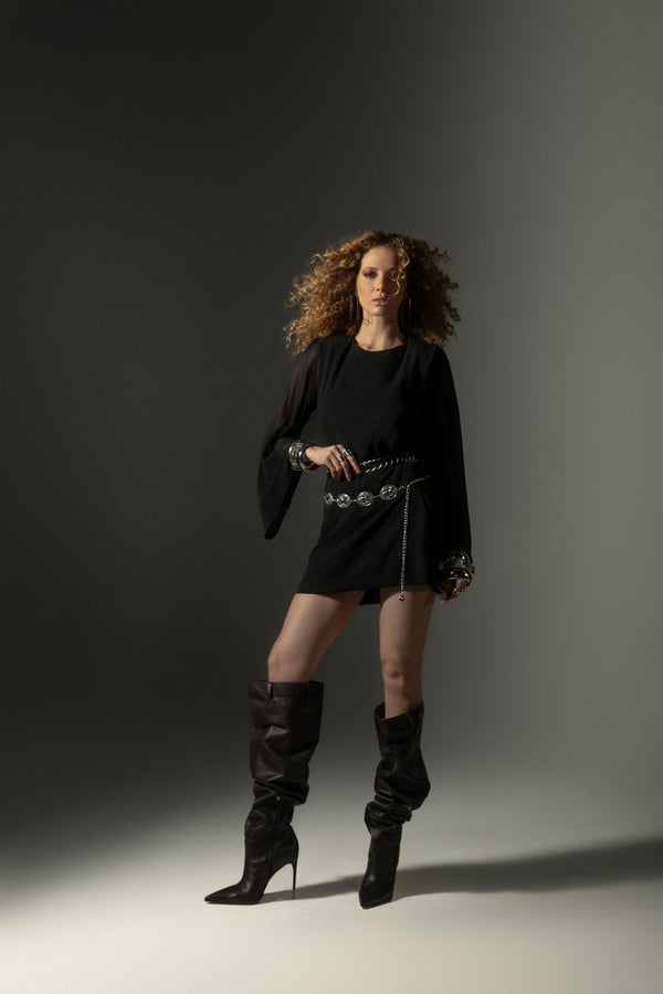 VESTIDO ALLES - Preto