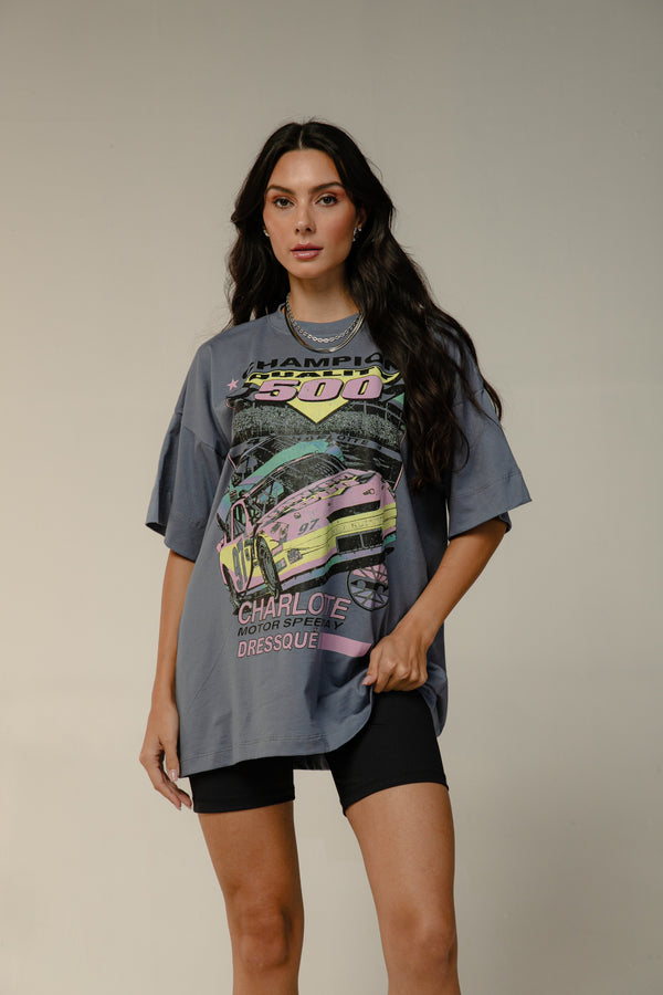 T-SHIRT CHAMPION - Azul