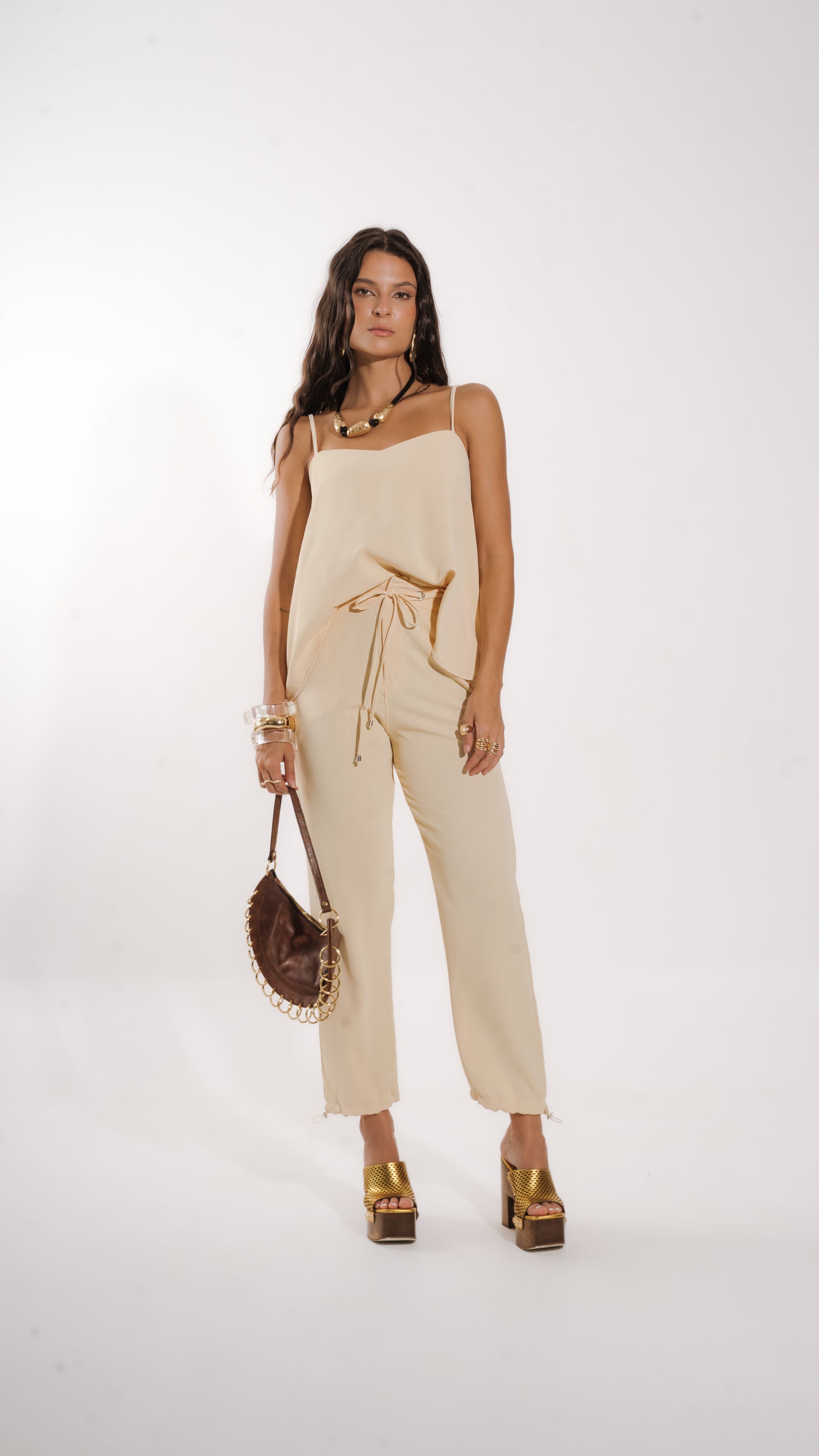 CALÇA ELOÁ - Amarelo