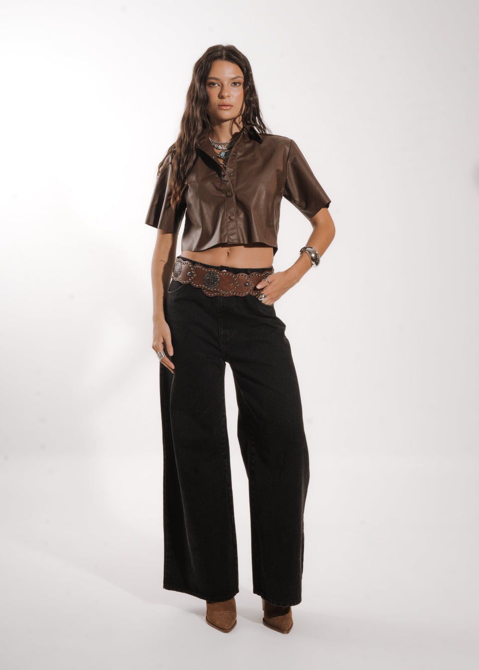 BLUSA SUSAN - Marrom