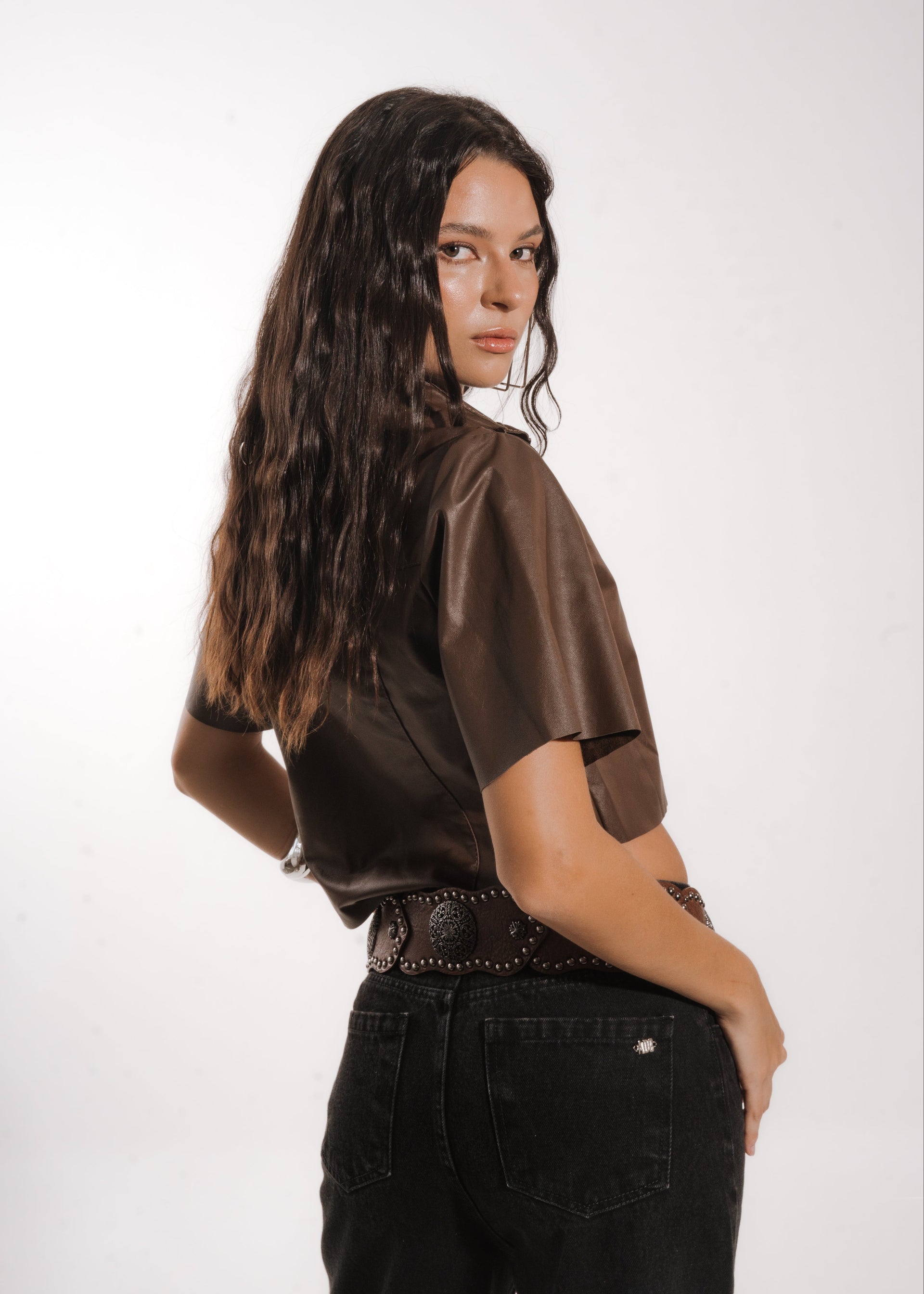 BLUSA SUSAN - Marrom