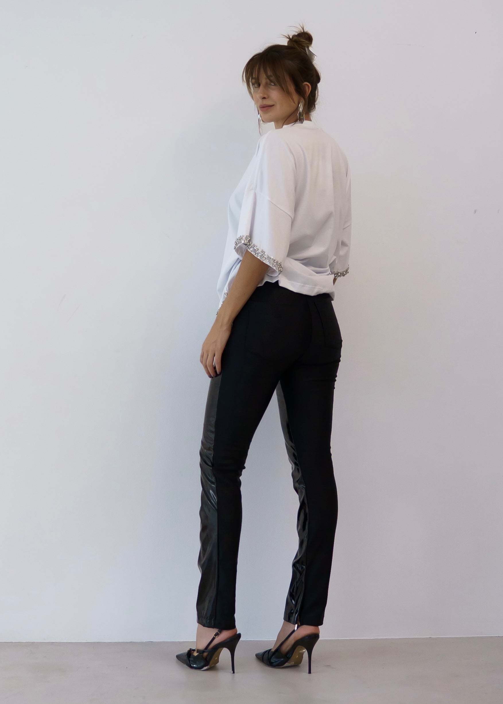 CALÇA VINIL - Preto