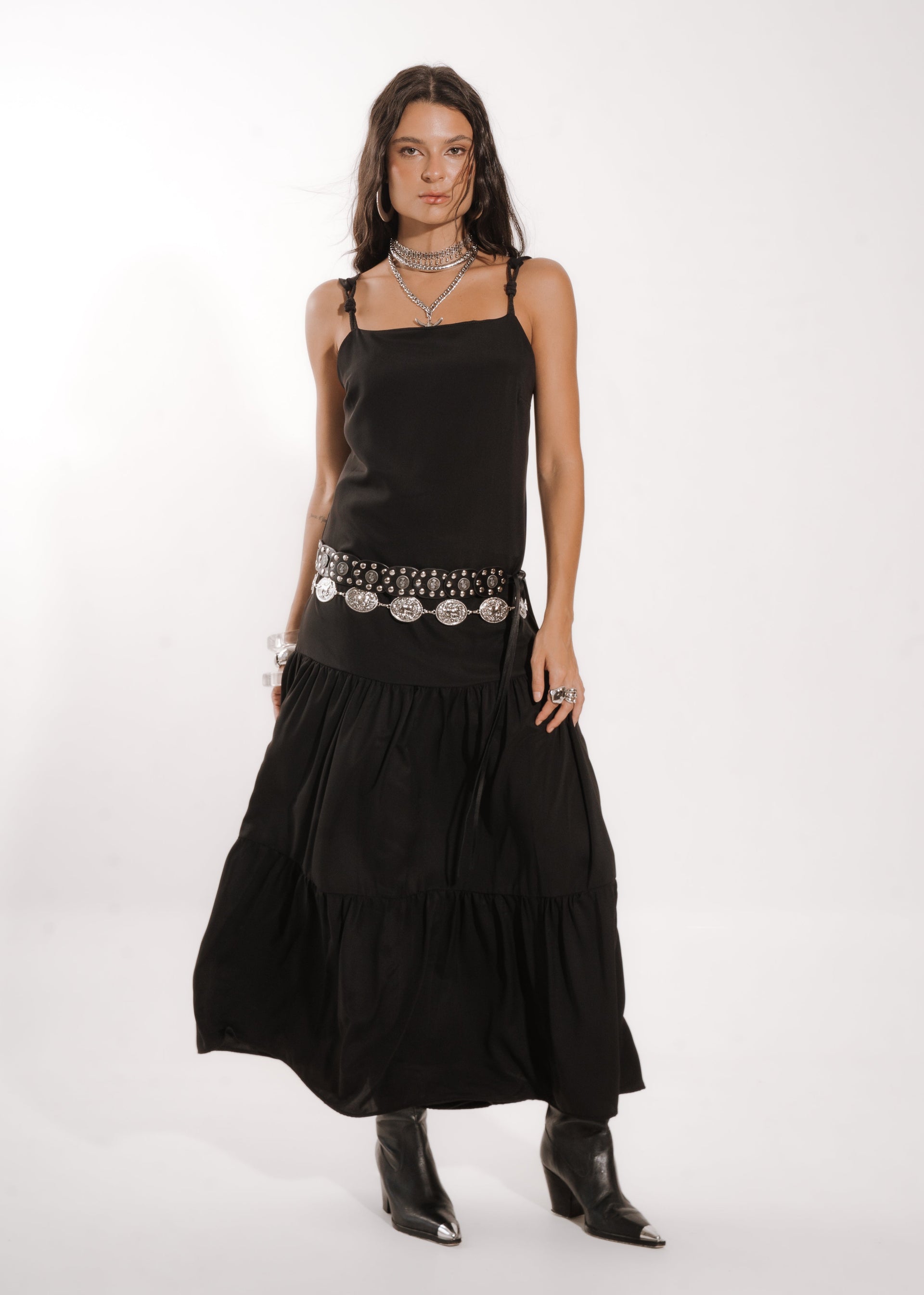 VESTIDO SERENA - Preto