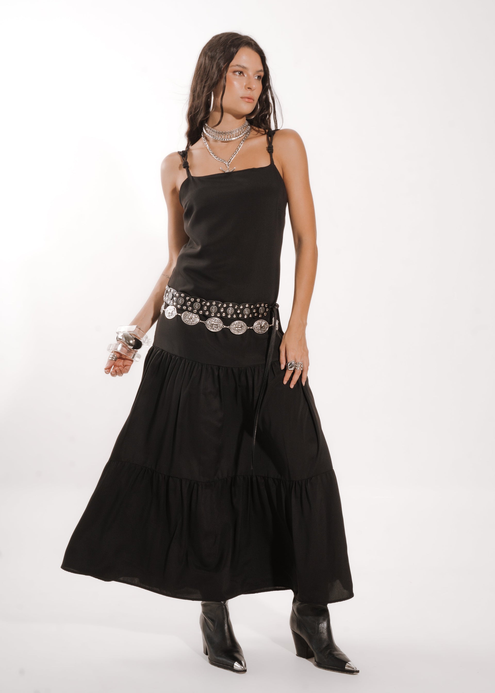 VESTIDO SERENA - Preto