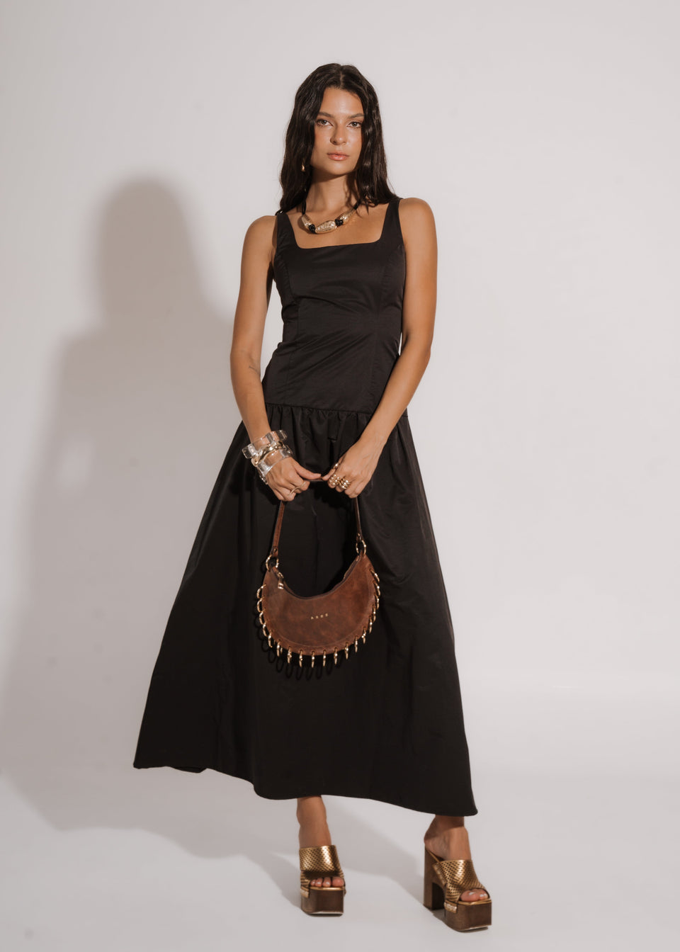 VESTIDO VICENTINE - Preto