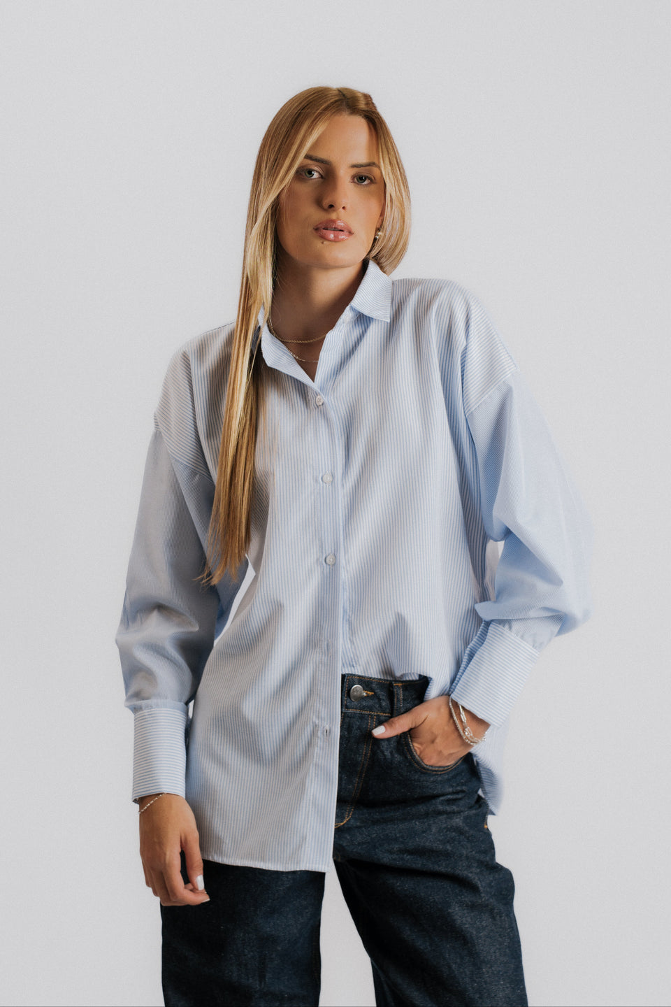 CAMISA LUISA - Azul