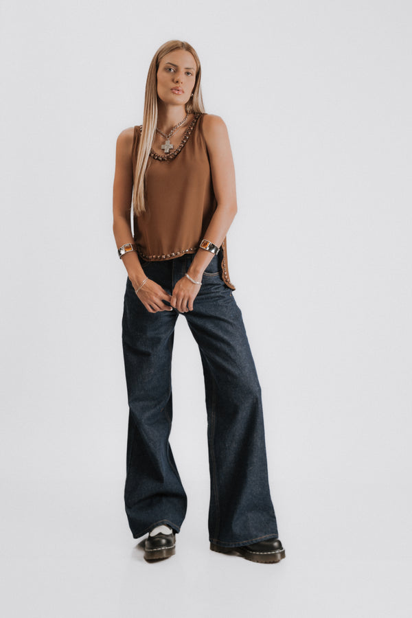 BLUSA LINDA - Marrom