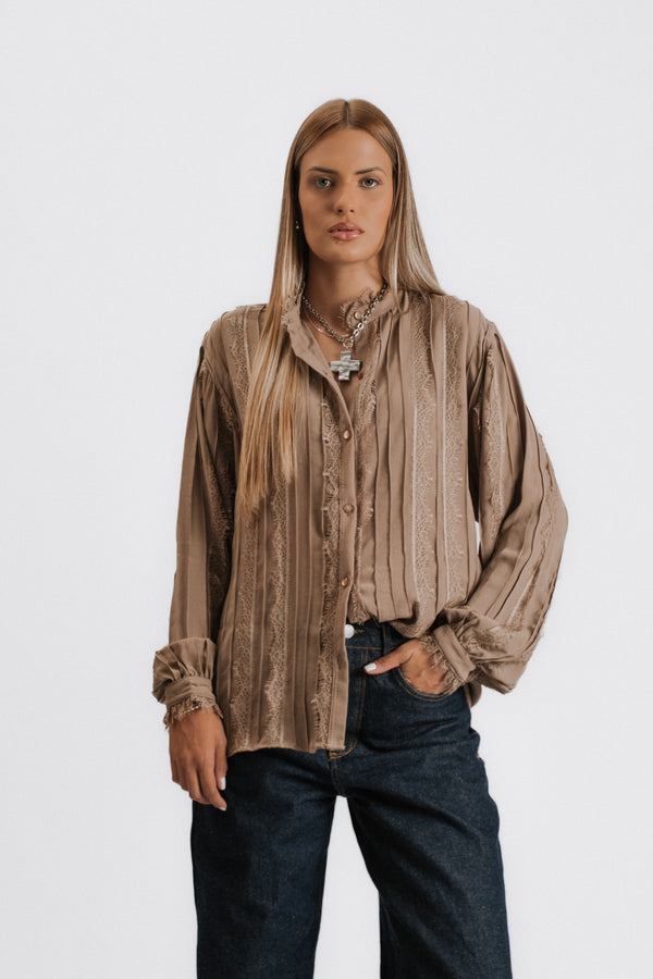 CAMISA MARTA - Marrom