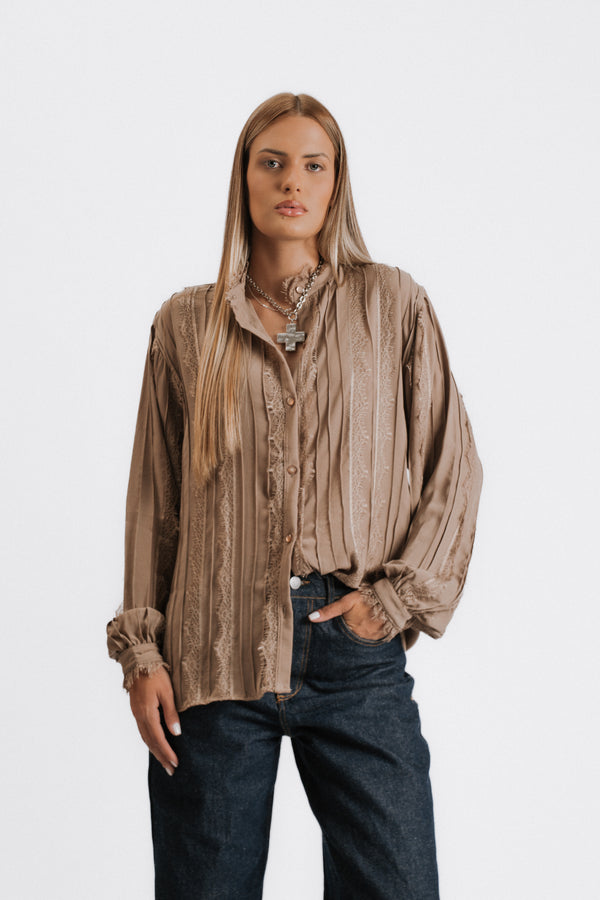 CAMISA MARTA - Marrom