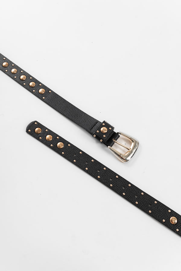 CINTO TATIANE - PRETO COM DOURADO