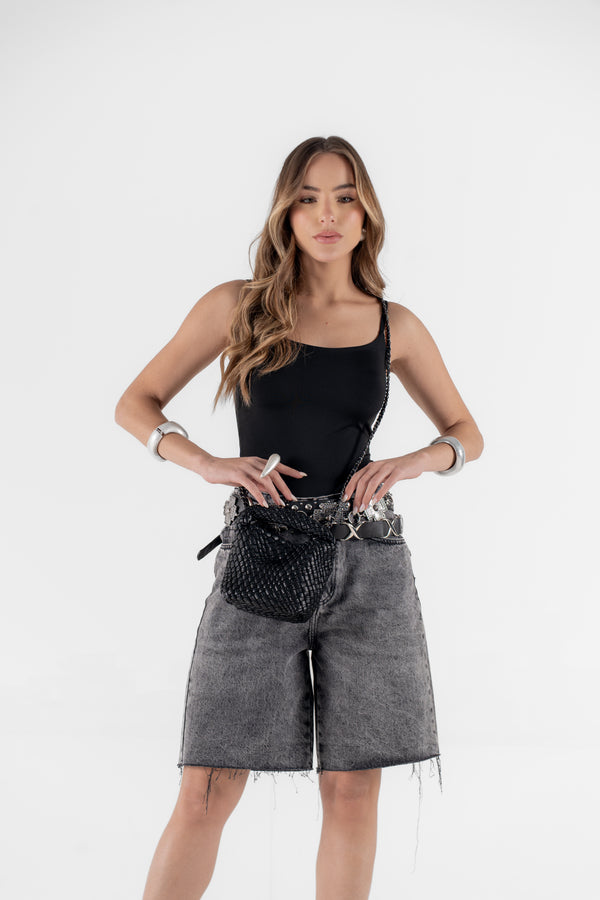 BERMUDA THAYSLA - Preto