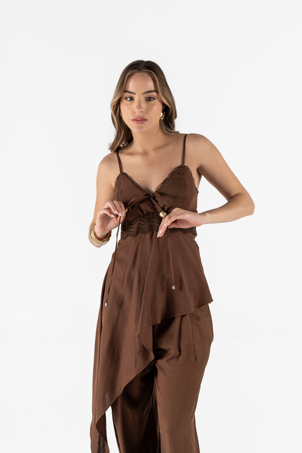 CONJUNTO MIA - Marrom