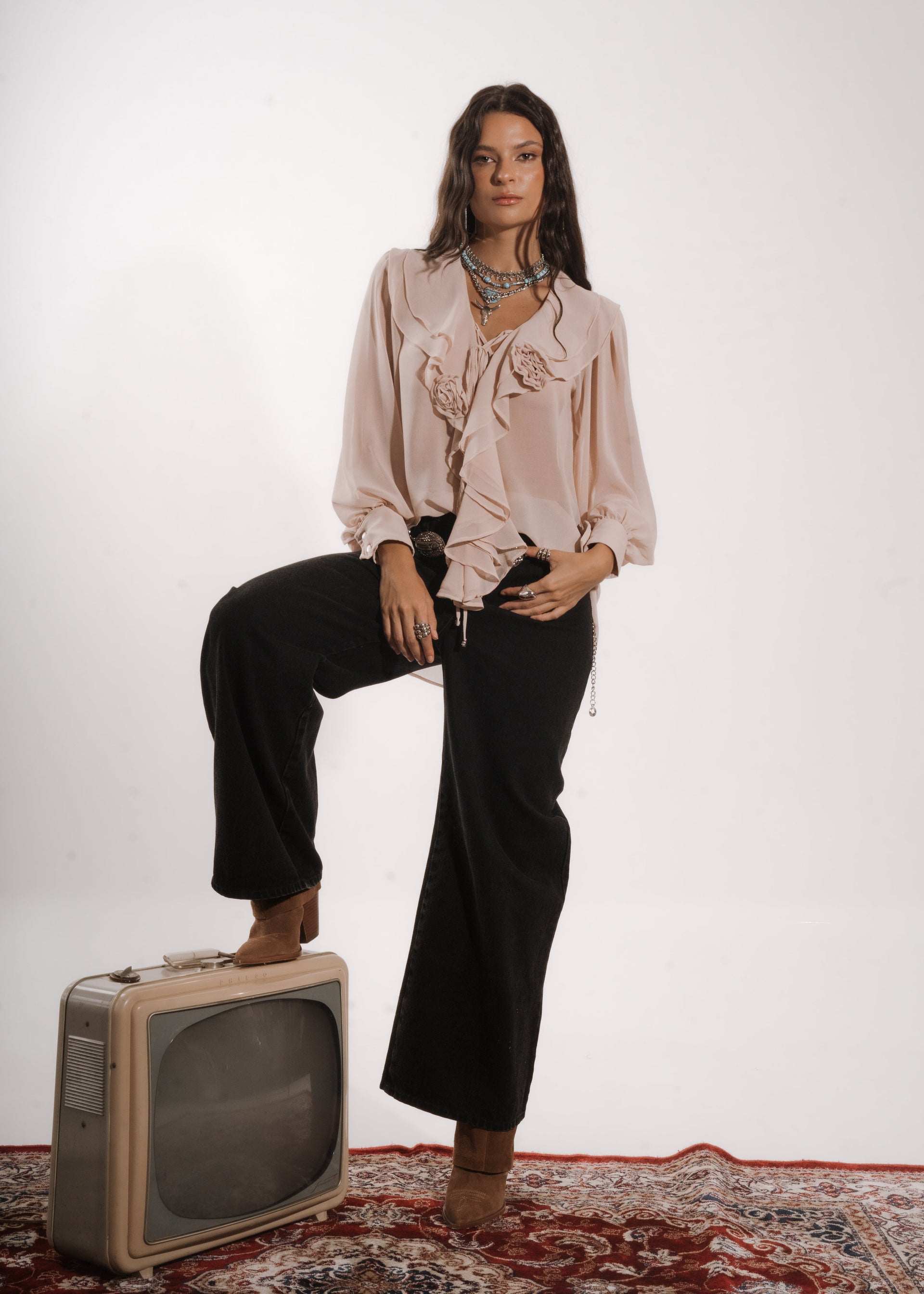 BLUSA MATILDE - Nude