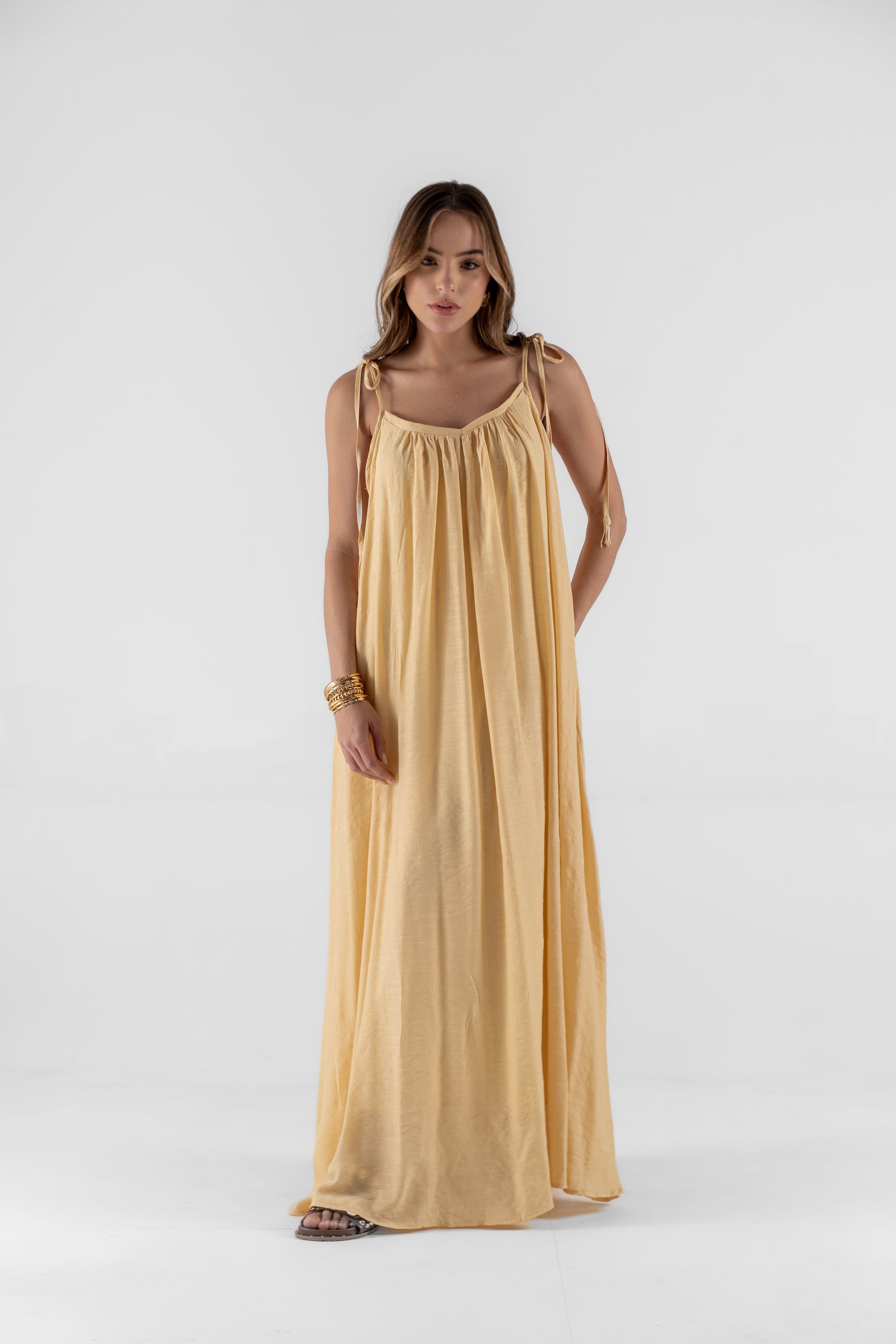 VESTIDO BILLY - Amarelo