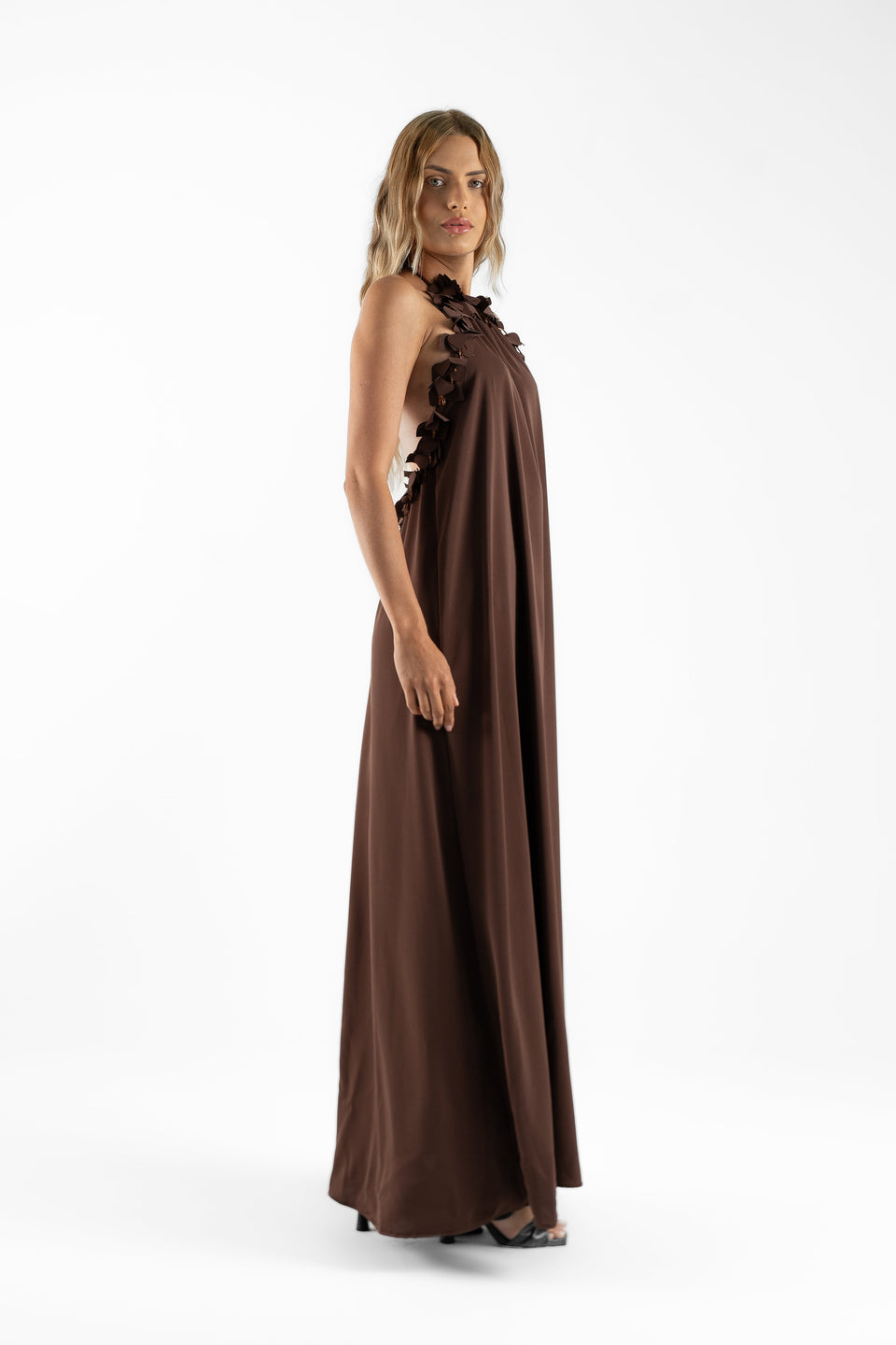 VESTIDO BETINA - Marrom