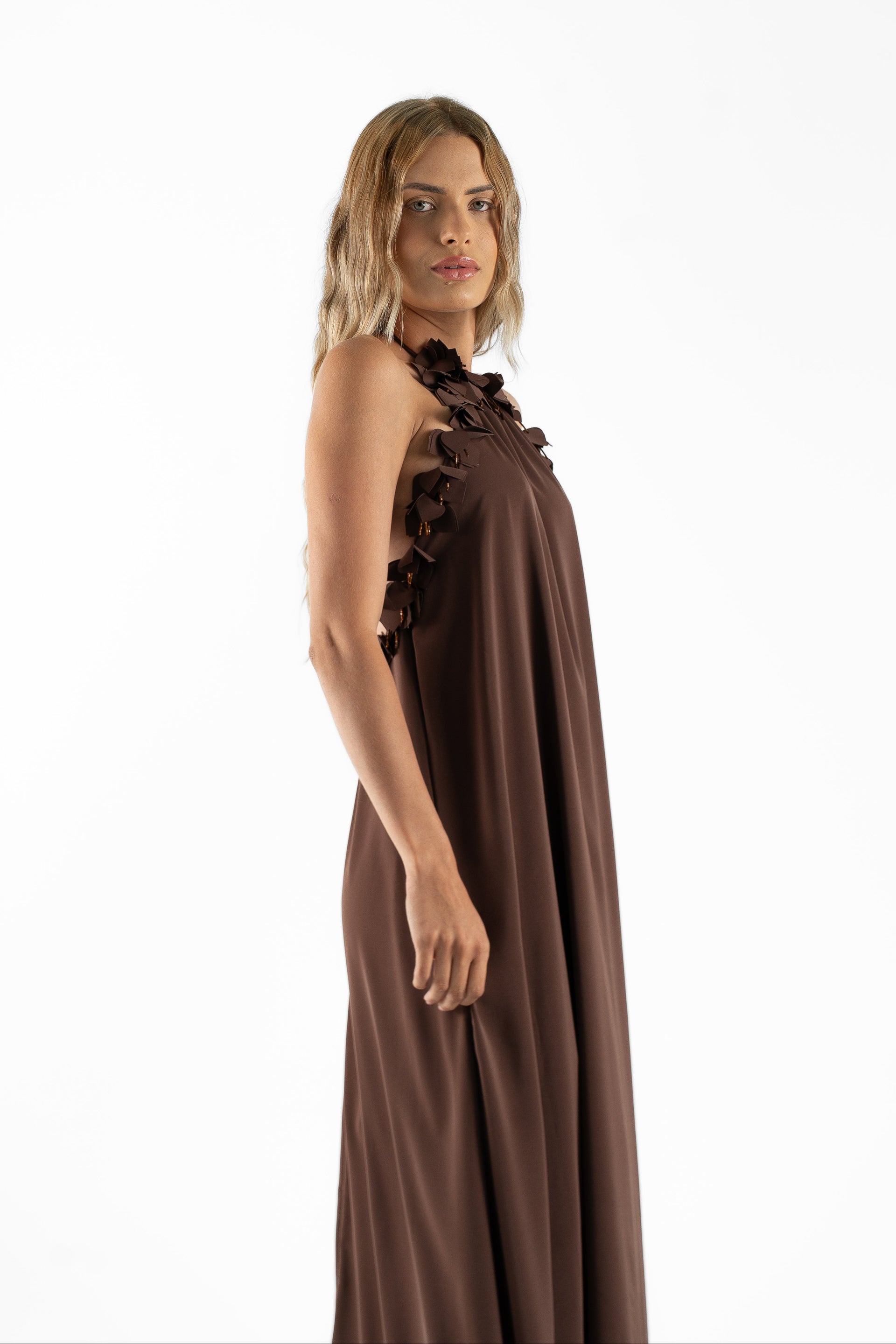 VESTIDO BETINA - Marrom
