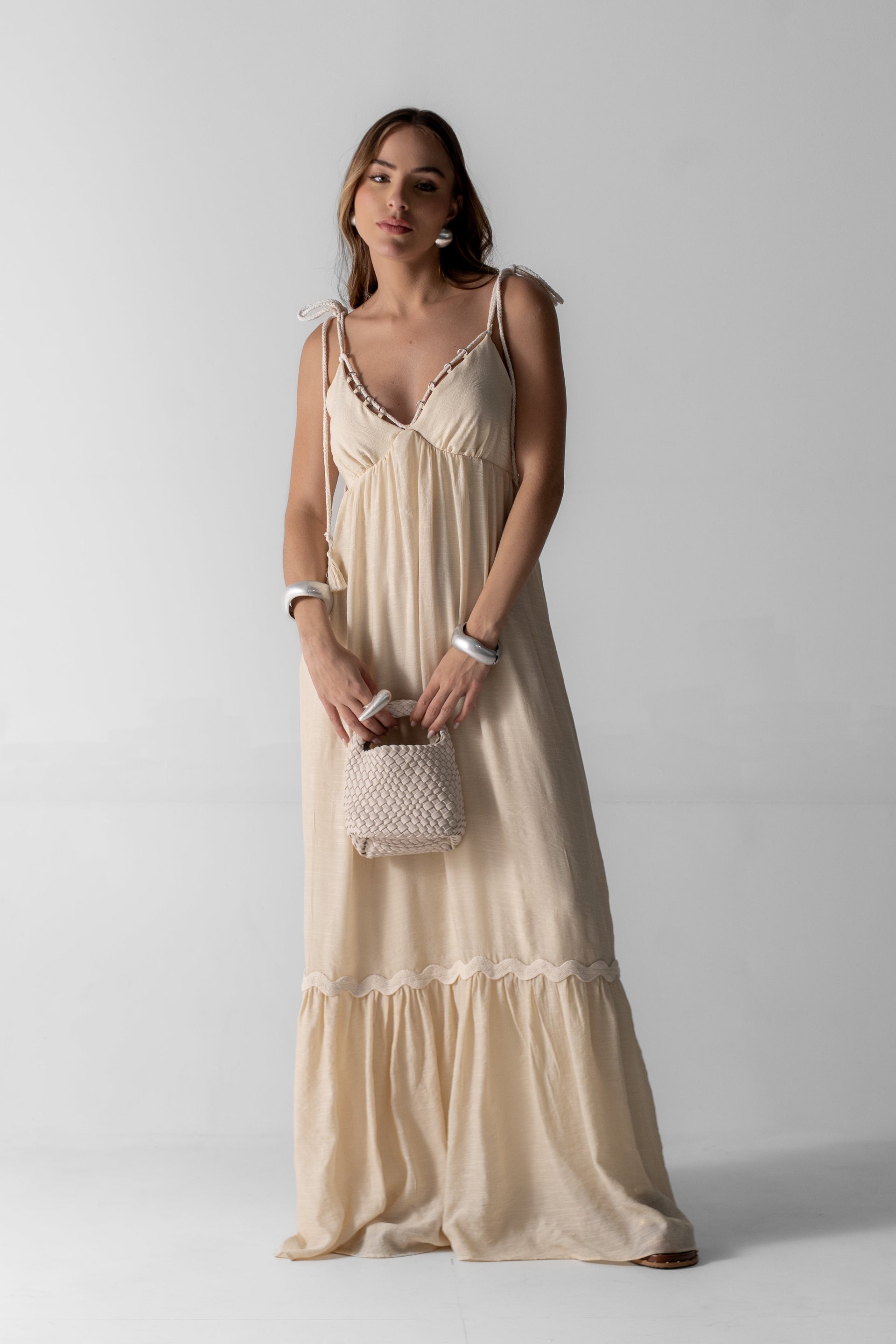 VESTIDO LOURENI - Amarelo