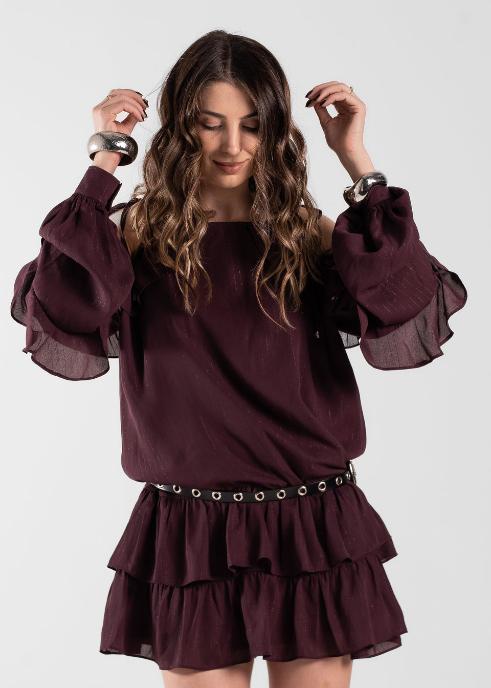 VESTIDO THAMIS - Vinho
