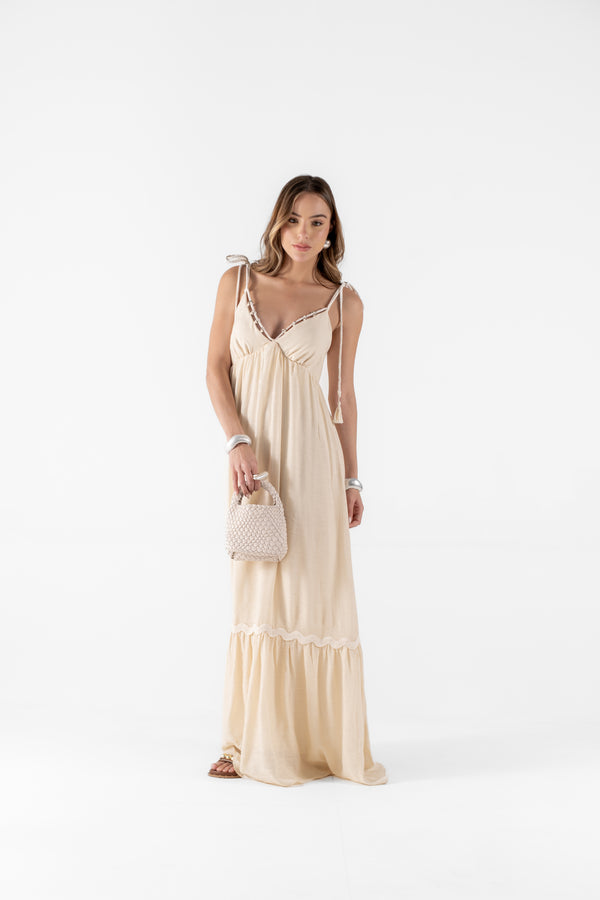 VESTIDO LOURENI - Amarelo