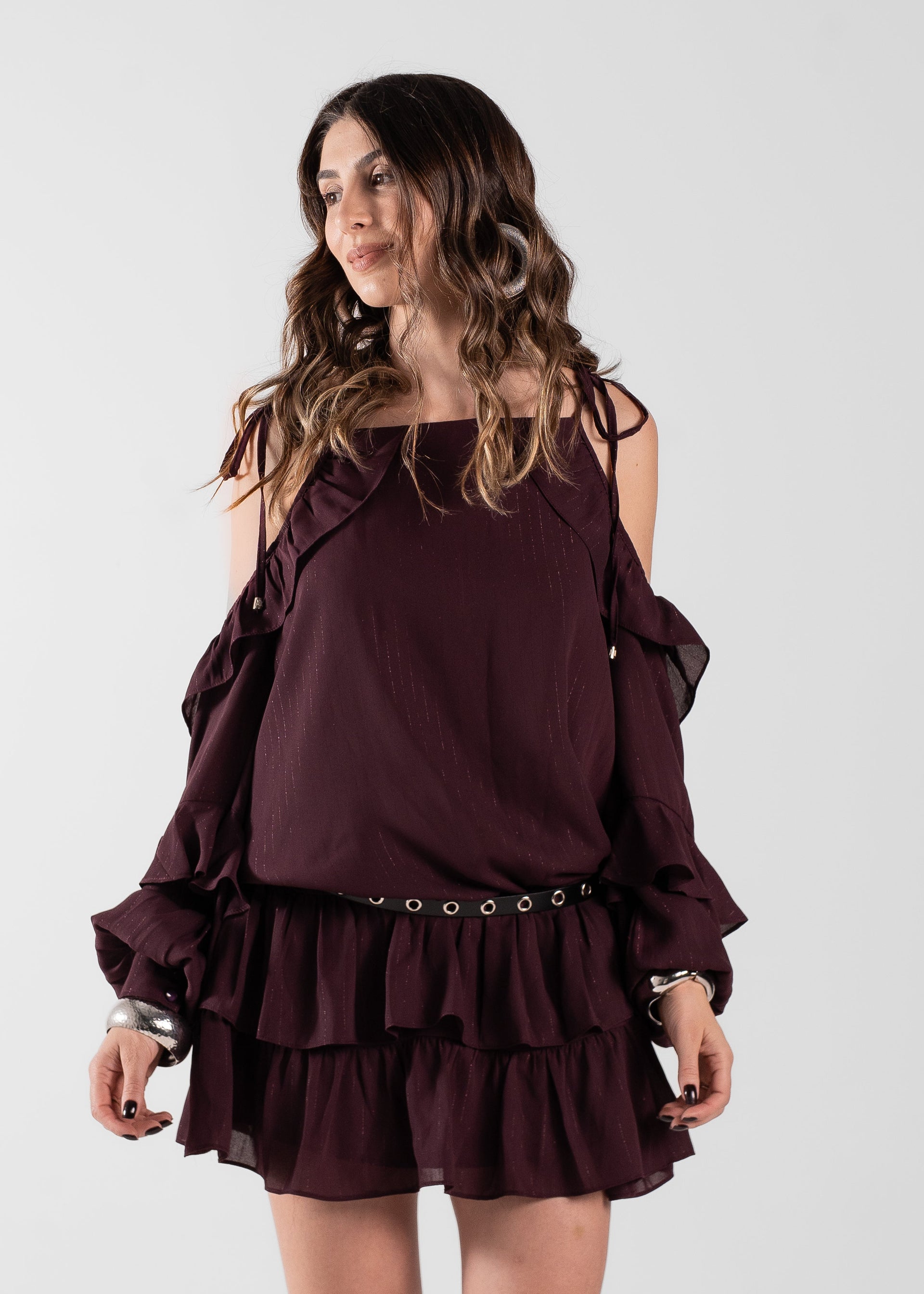 VESTIDO THAMIS - Vinho