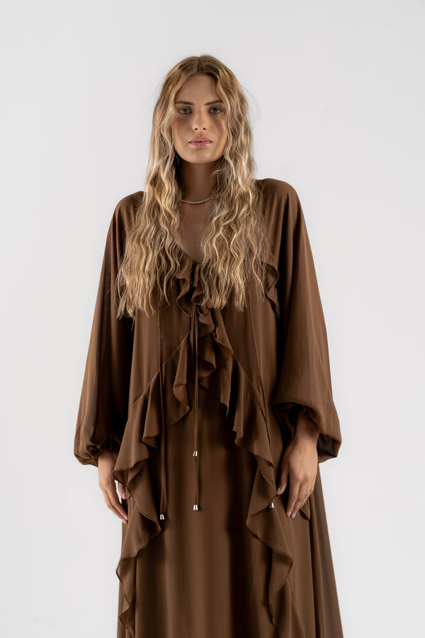 VESTIDO ANTONIELLE - Marrom