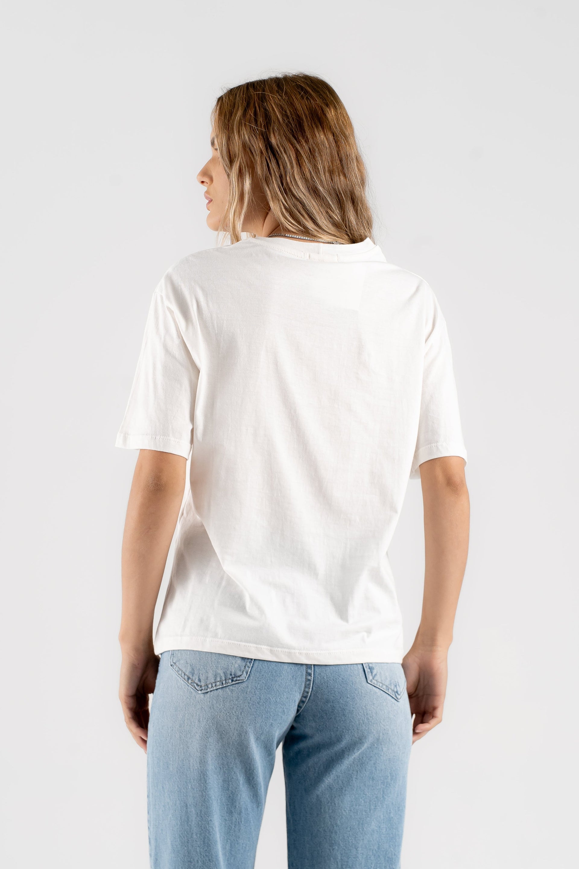 T-SHIRT BY UZZY - Off White