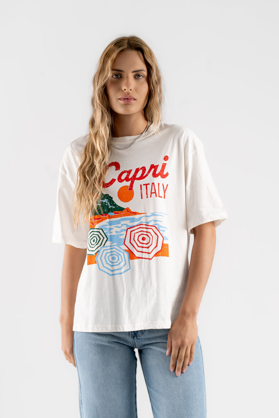 T-SHIRT CAPRI - Off White