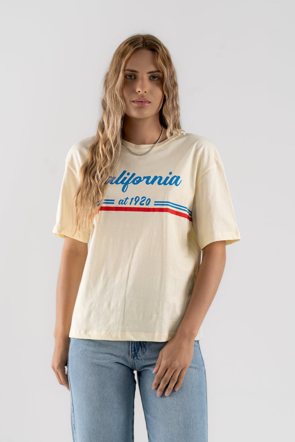 T-SHIRT CALIFORNIA - Amarelo