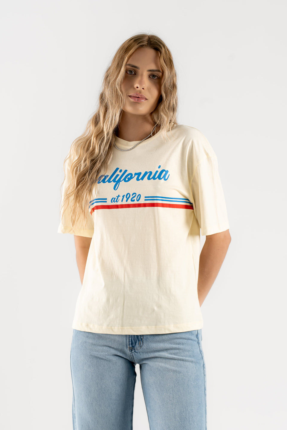 T-SHIRT CALIFORNIA - Amarelo