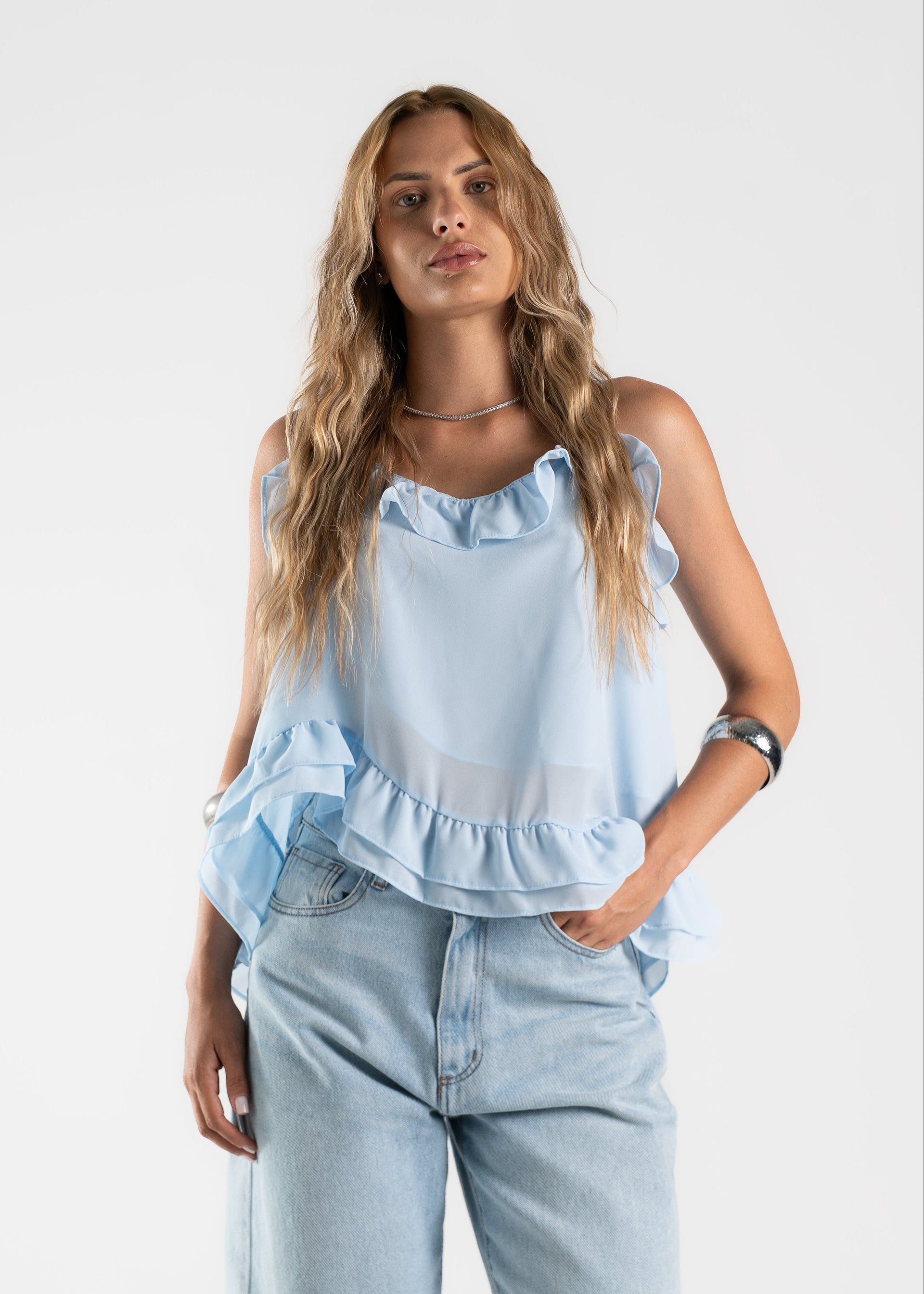 BLUSA TEODORA - Azul
