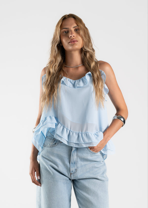 BLUSA TEODORA - Azul