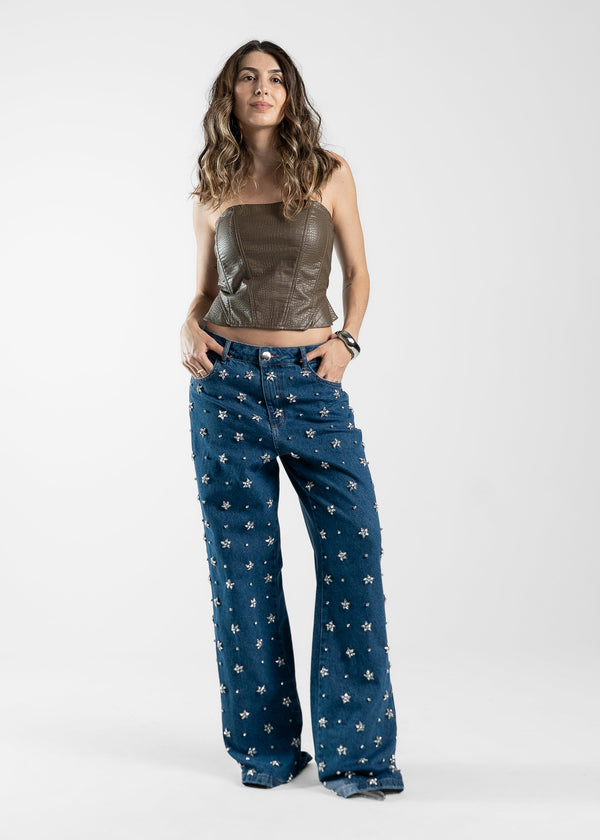 CROPPED MOANA - Marrom