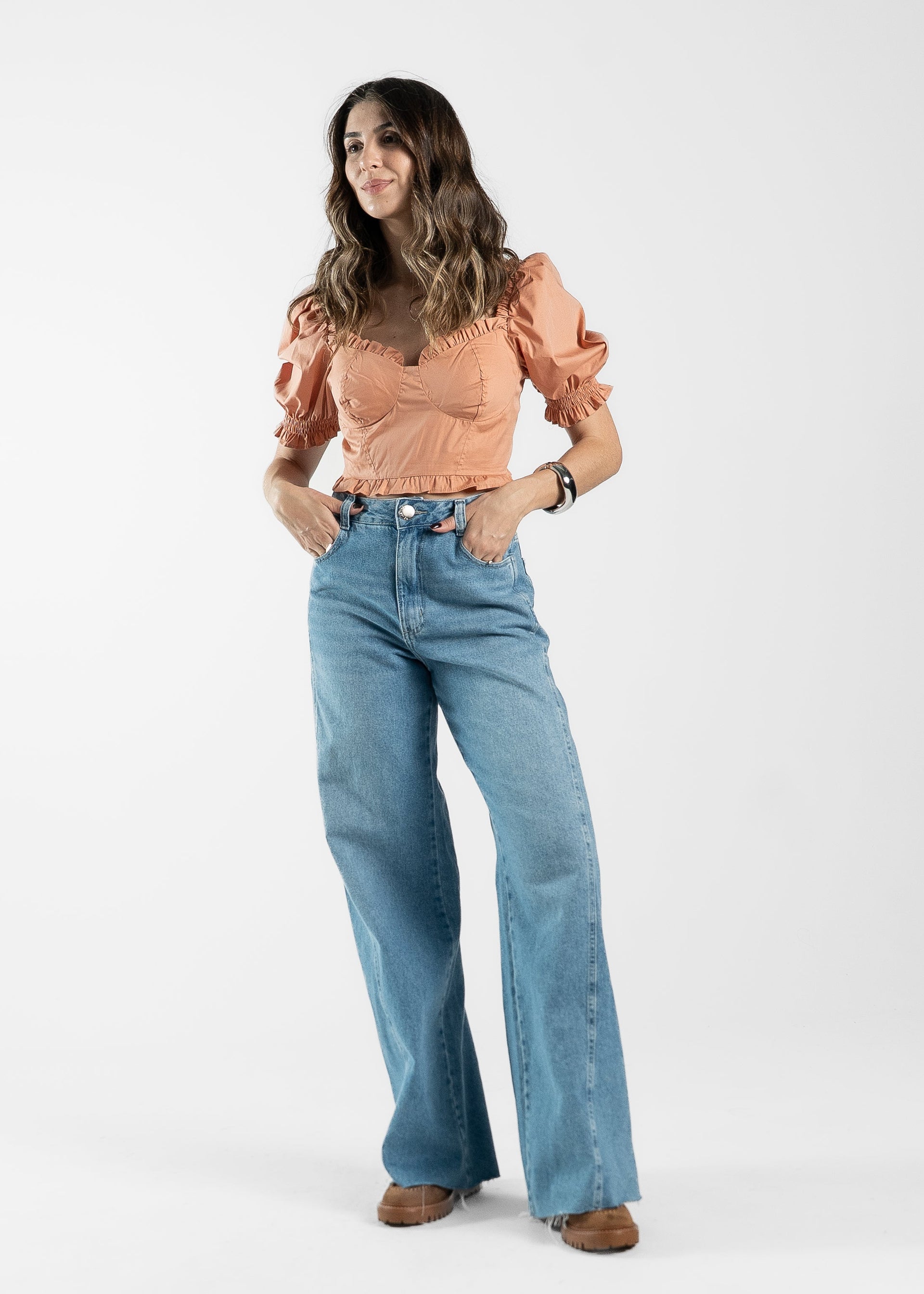 CROPPED DALY - Nude