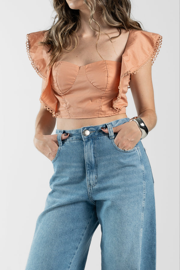 BLUSA MILA - Nude