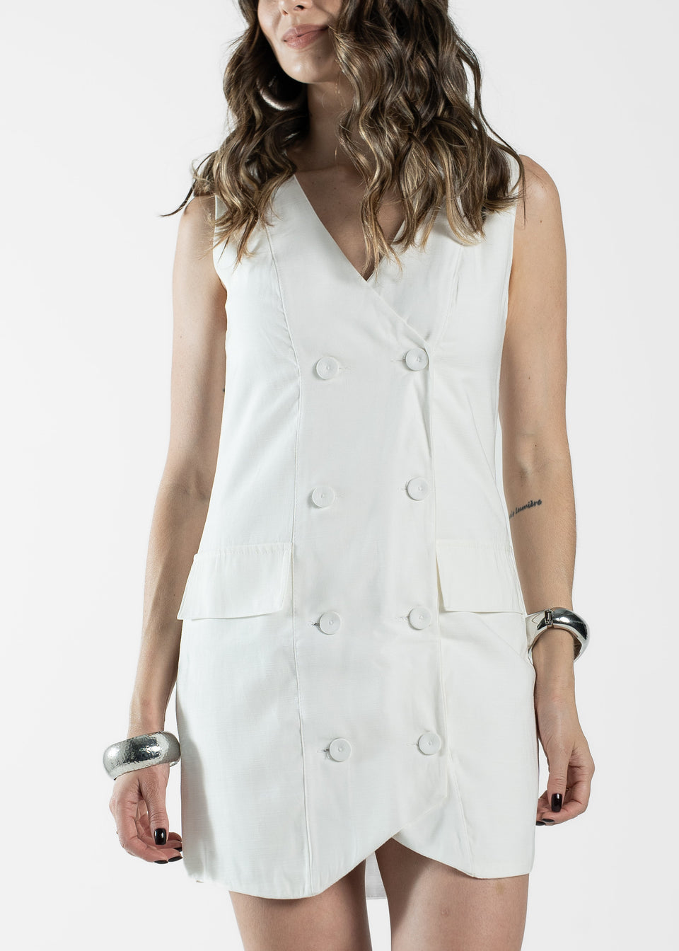VESTIDO LETA - Off White