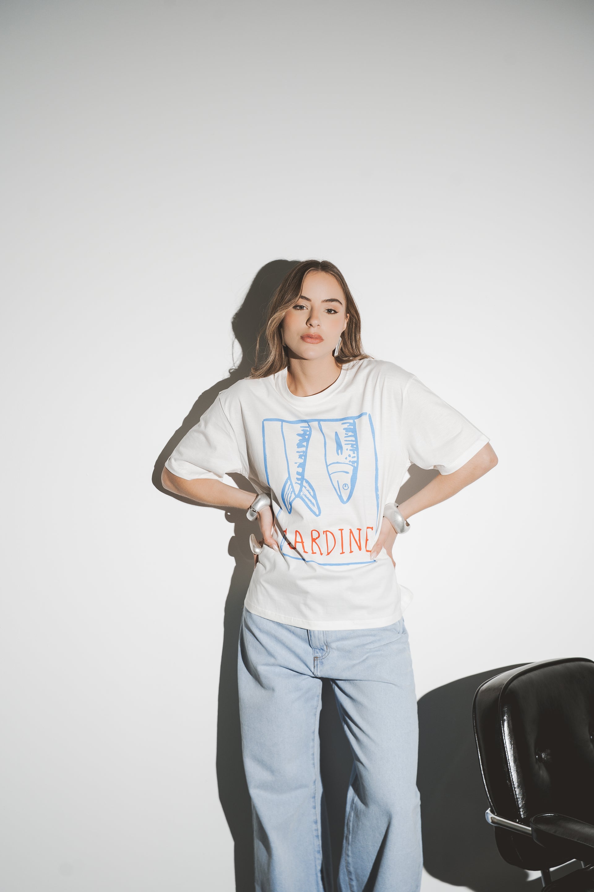 T-SHIRT SARDINHA - Off White