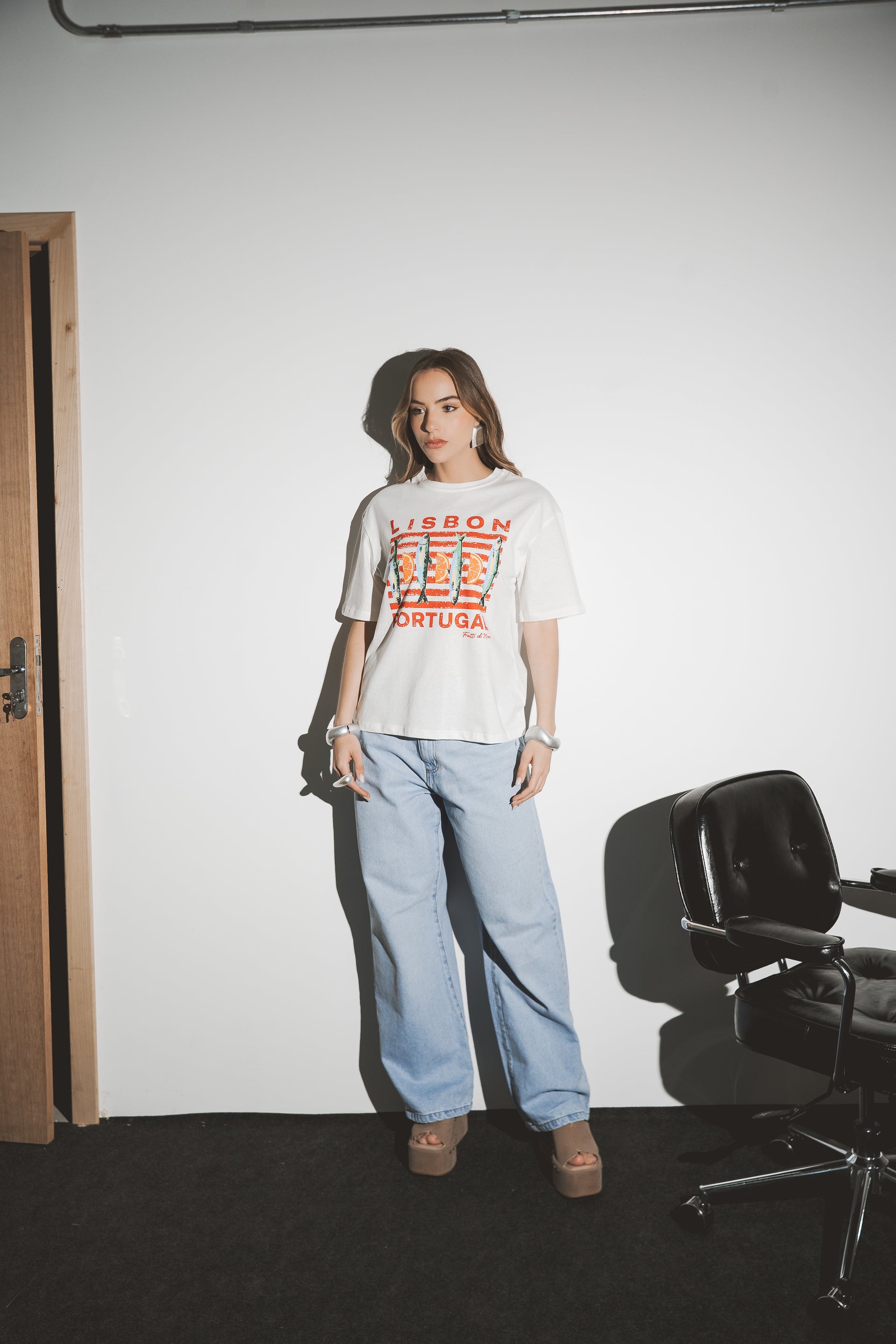 T-SHIRT LISBOA - Off White