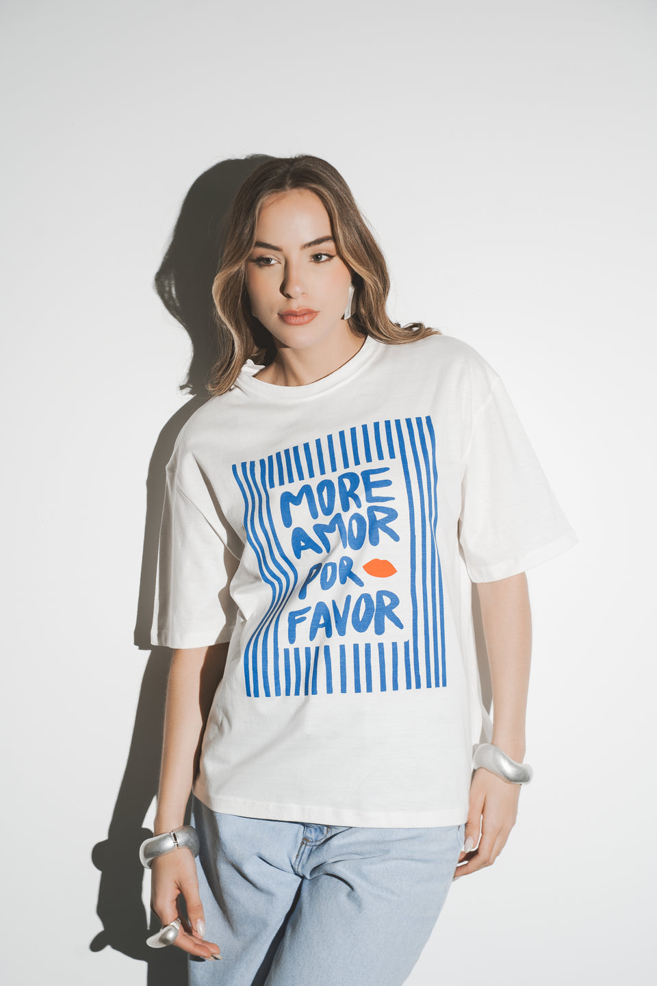 T-SHIRT AMOR - Off White