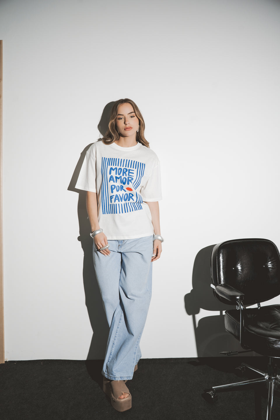 T-SHIRT AMOR - Off White