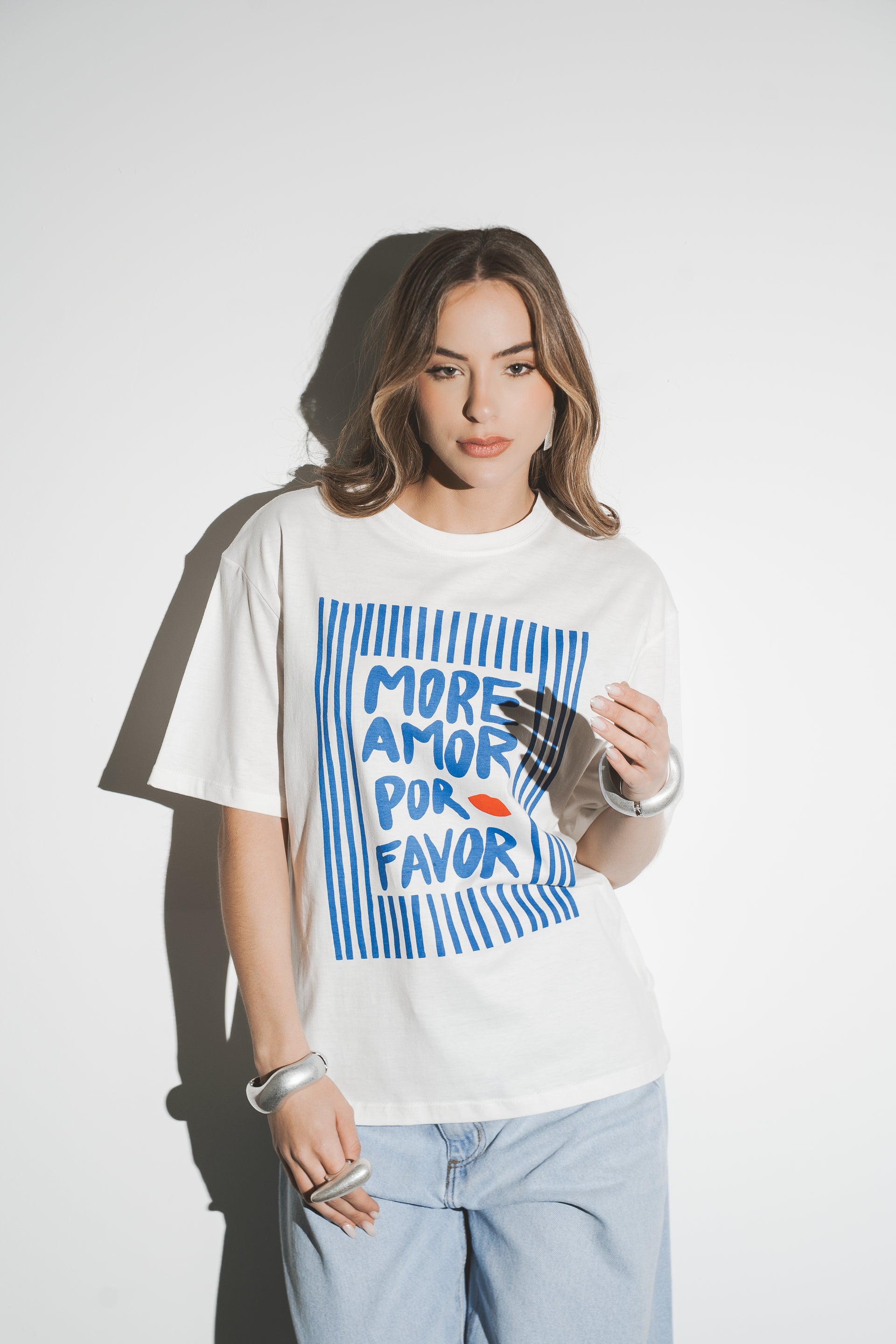 T-SHIRT AMOR - Off White