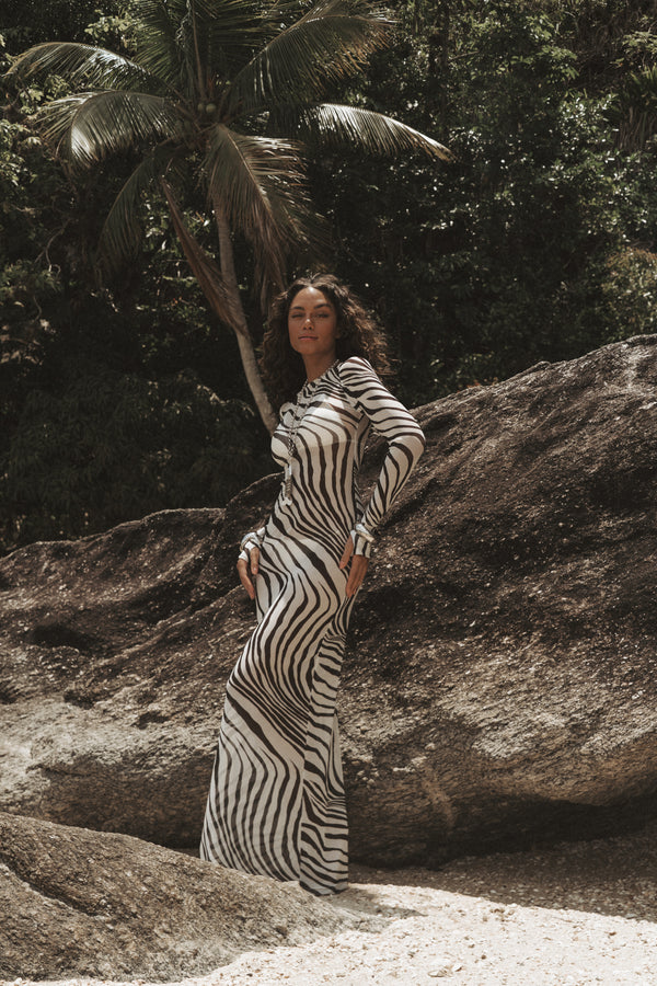 VESTIDO LARY - ZEBRA