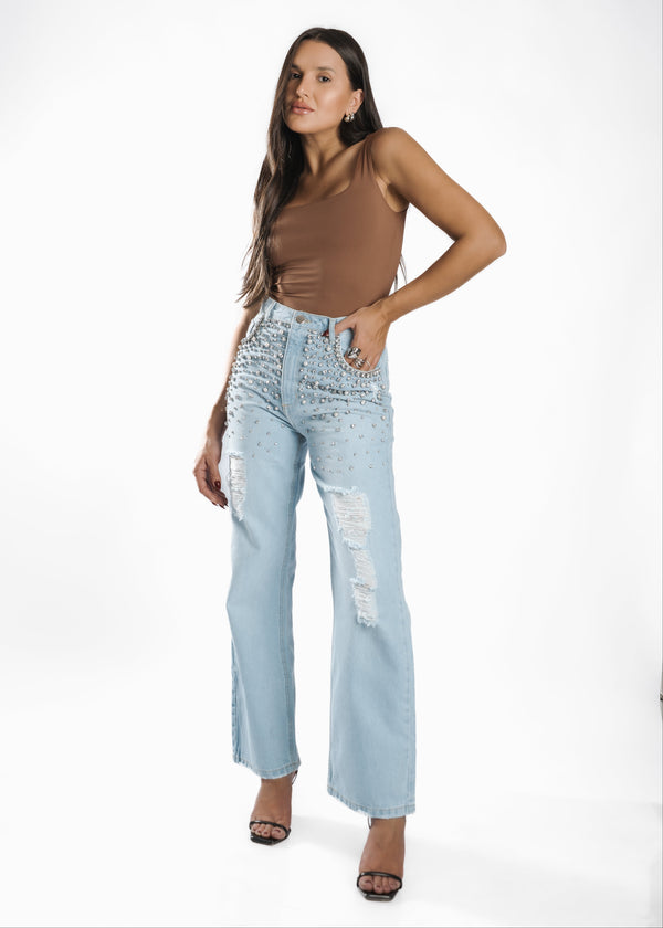 BODY LEANDRA - Marrom