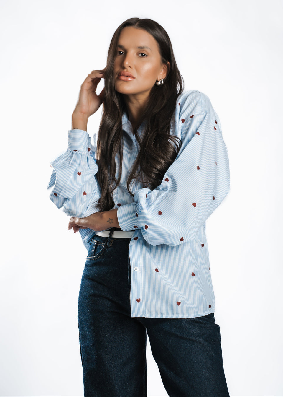 CAMISA LOVE - Azul