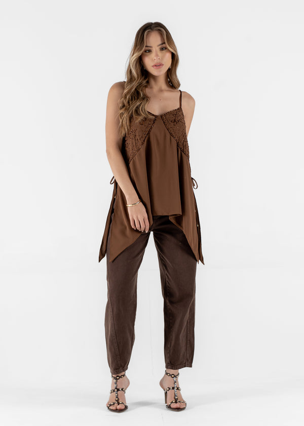 BLUSA MELTY - Marrom