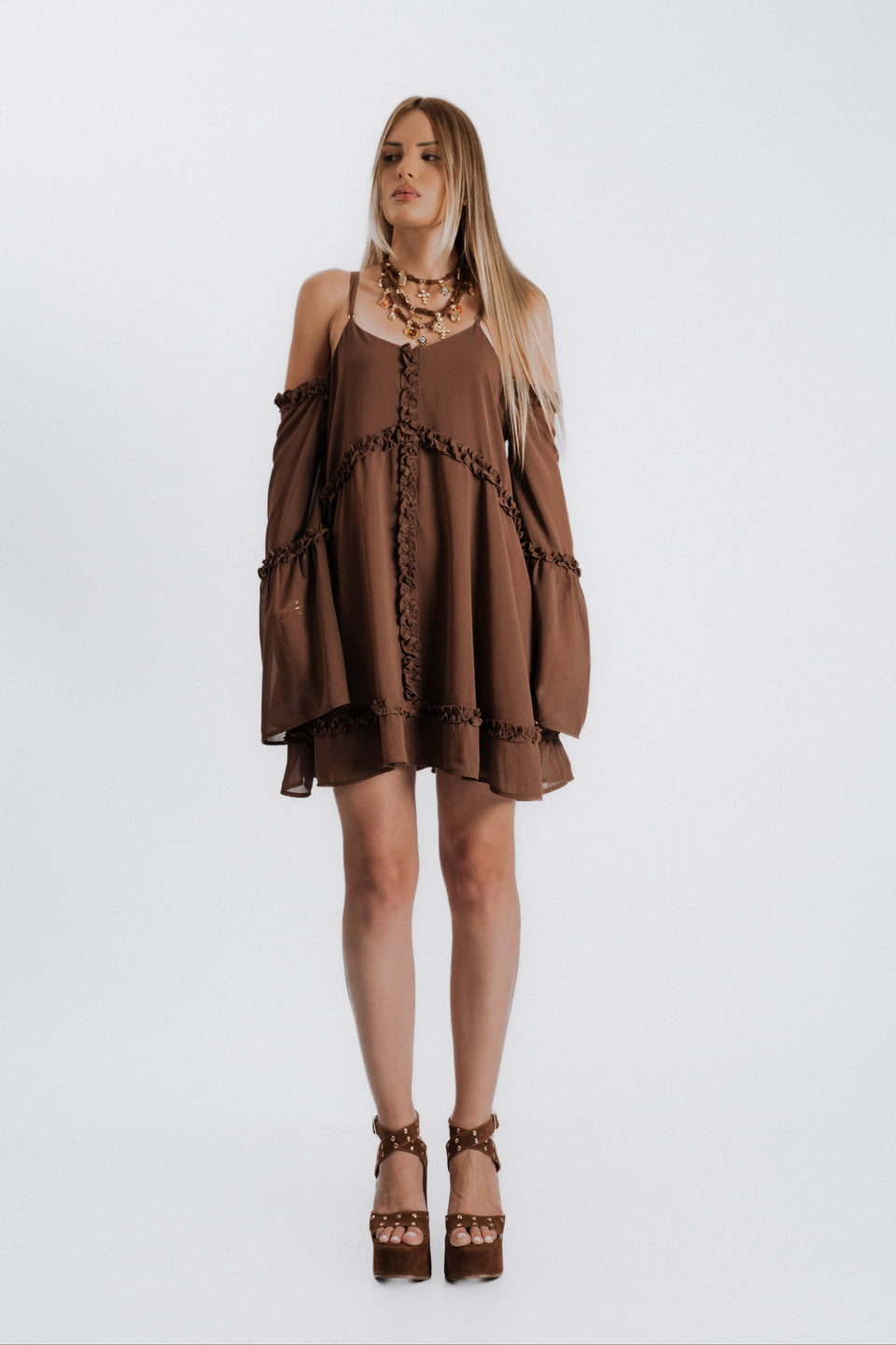 VESTIDO LILI - Marrom