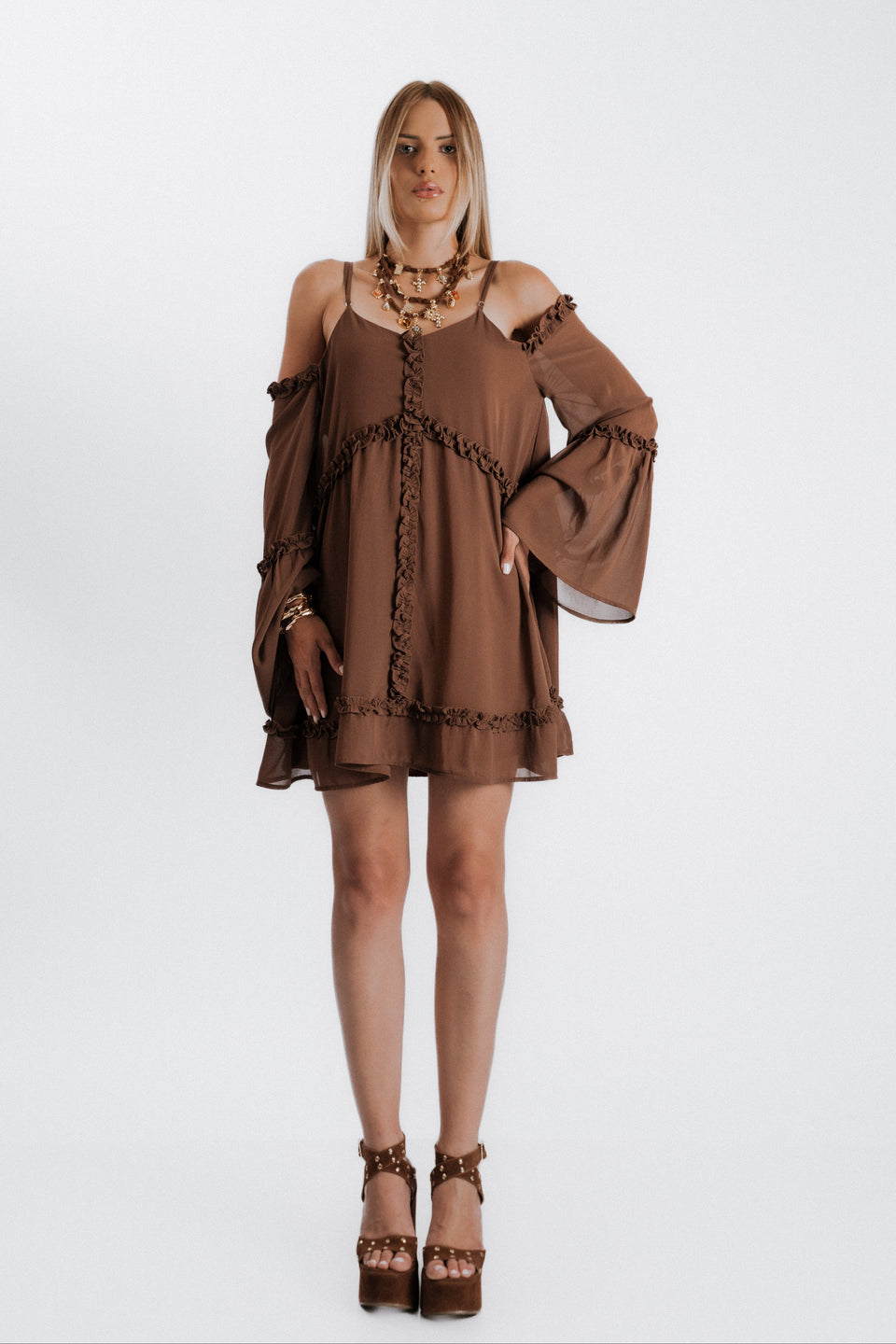 VESTIDO LILI - Marrom