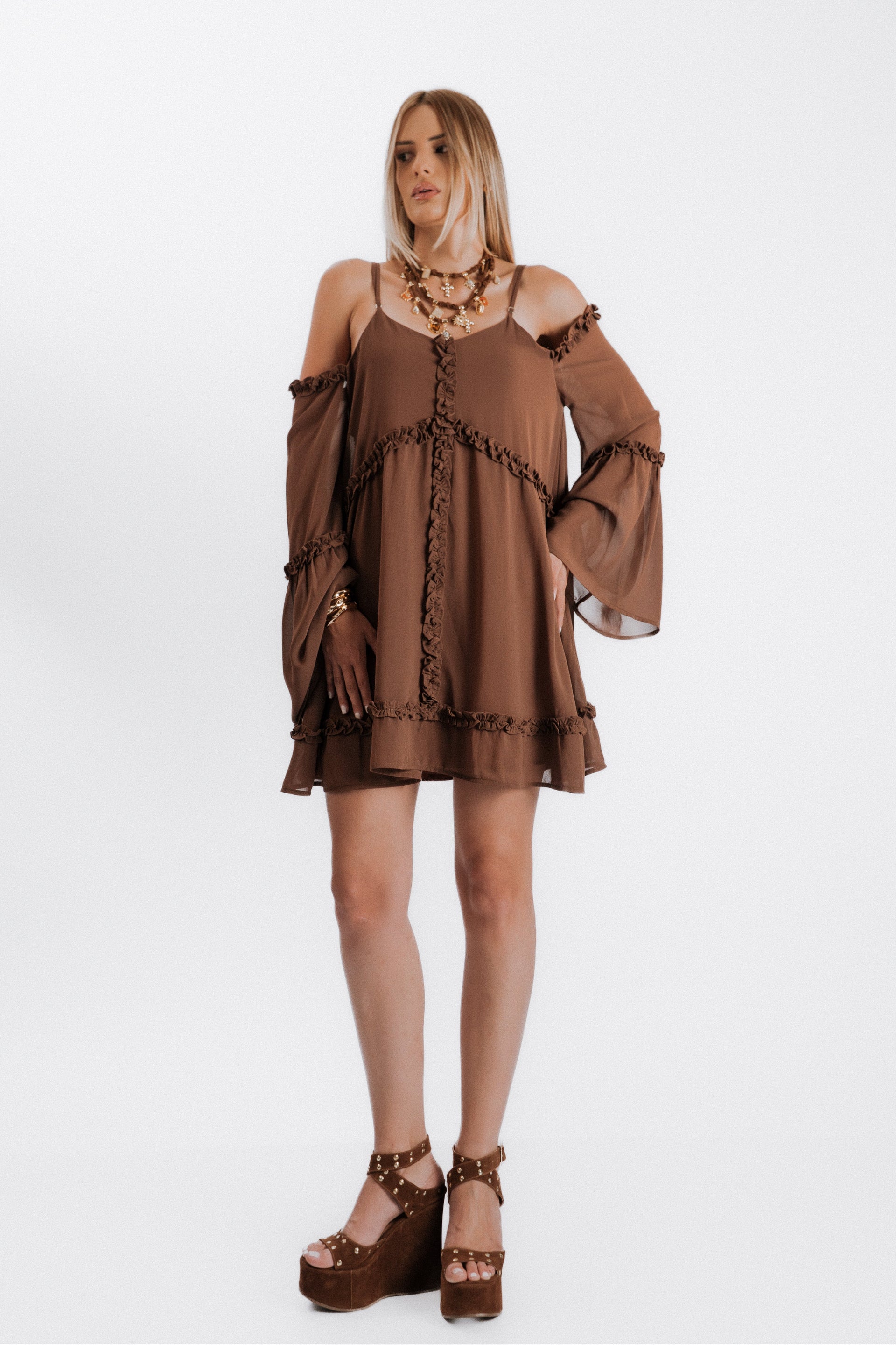 VESTIDO LILI - Marrom