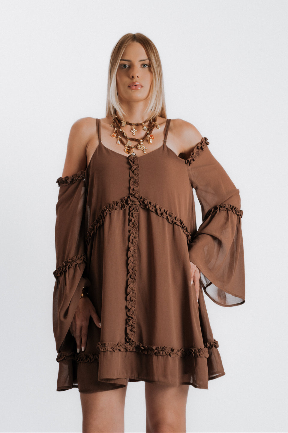 VESTIDO LILI - Marrom